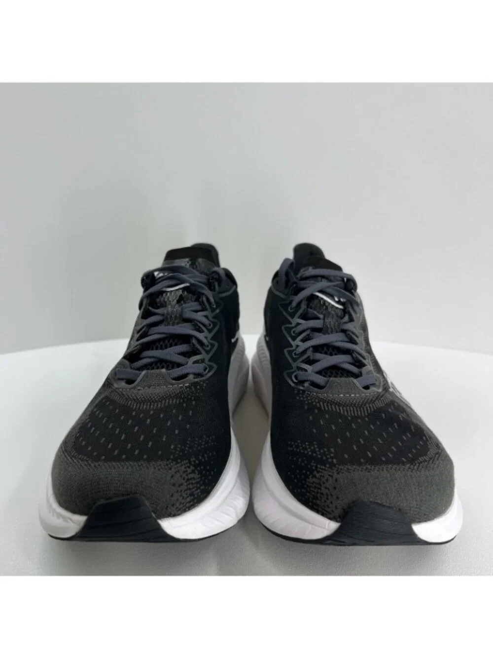 HOKA Mach 6 Running Shoes Mens 12D Lace Up Low Top Mesh Black White 1147790-BWHT - Picture 3 of 10
